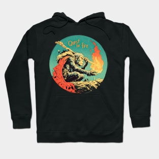 Quest for Fire Iron Maiden monkey Hoodie